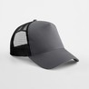 Trucker cap - B640:Graphite Grey, Front & peak, Black, One Size